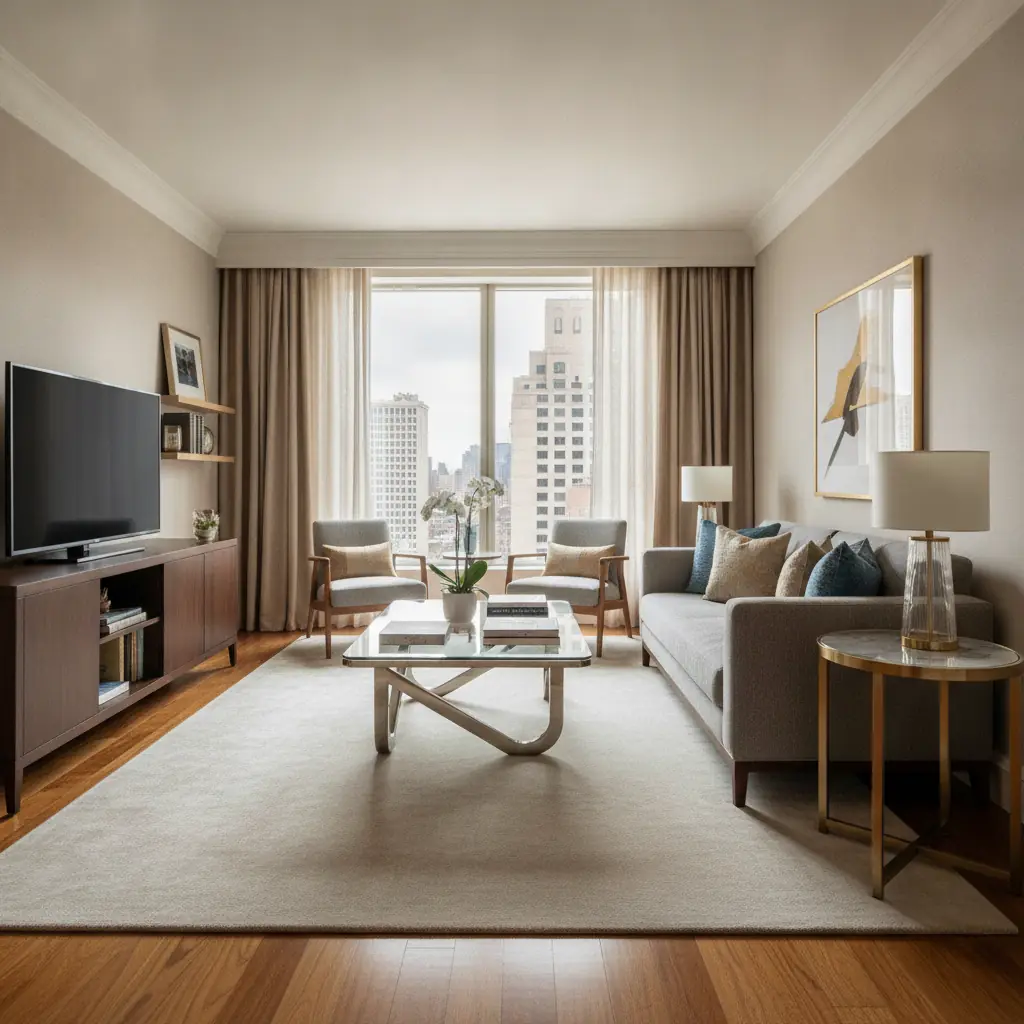 Eleganten dnevni prostor suite Dravellor Grand Stay